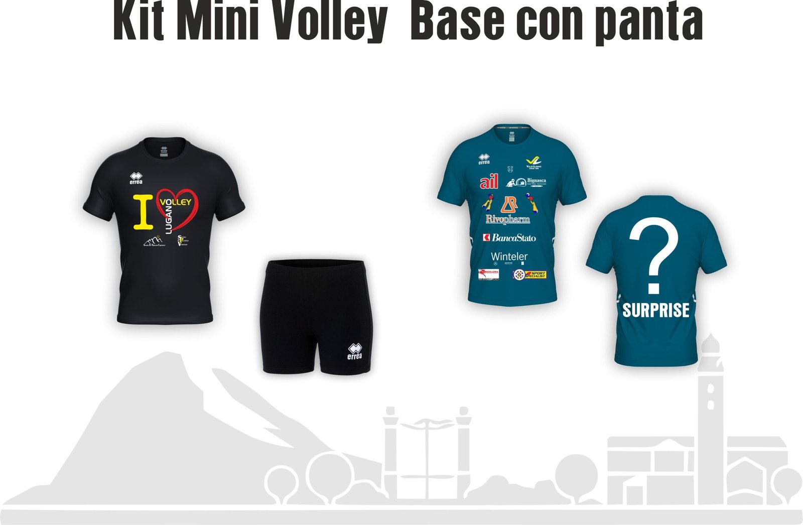 kit mini volley base con panta