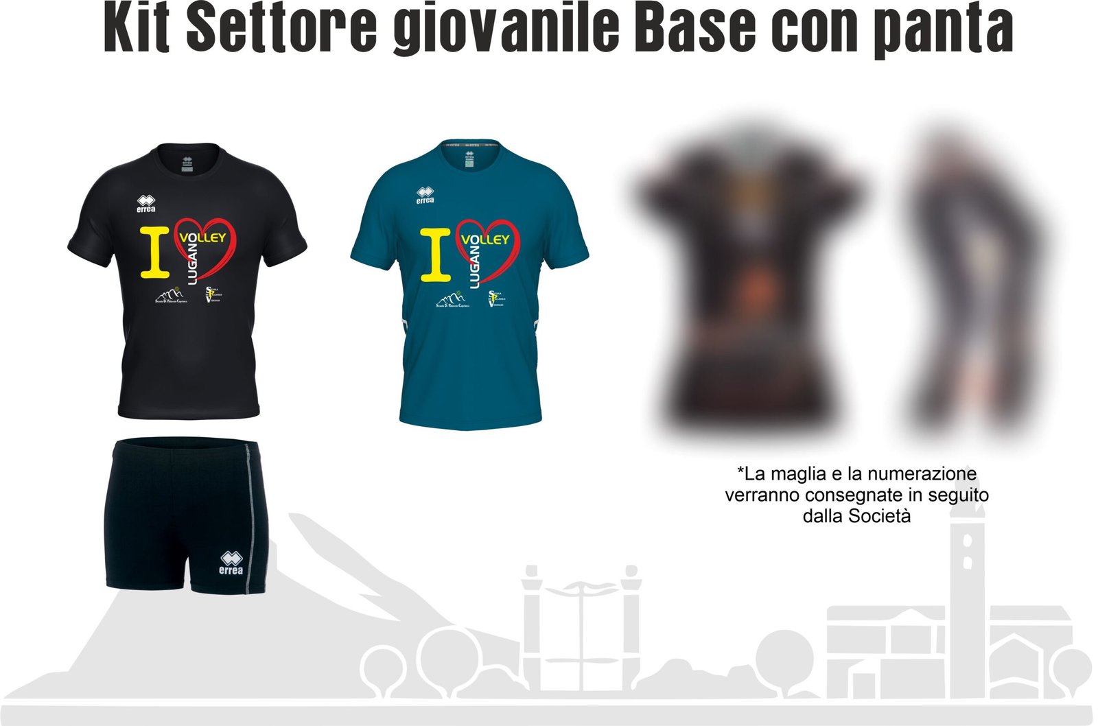 kit settore giovanile base con panta